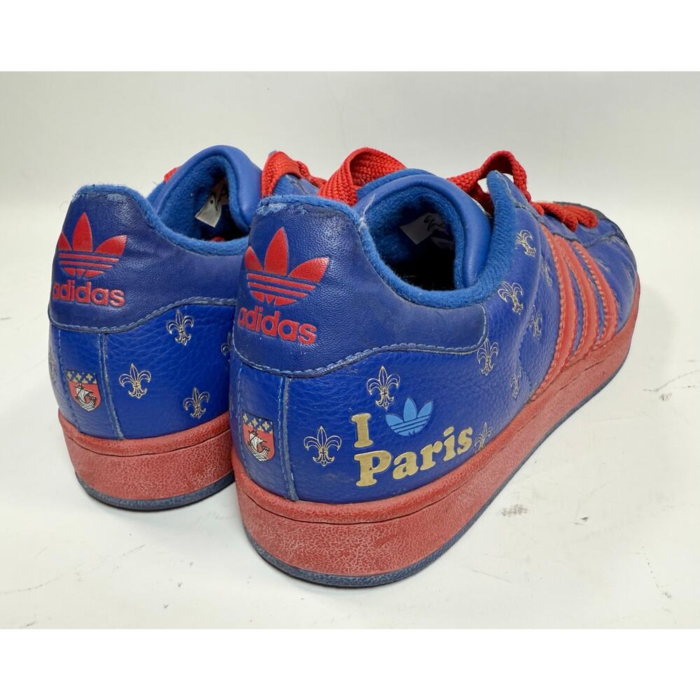 Adidas 2005 35th Anniversary SUPERSTAR 2 CITY ‘I Love PARIS' size 8.5 men’s - Picture 12 of 12